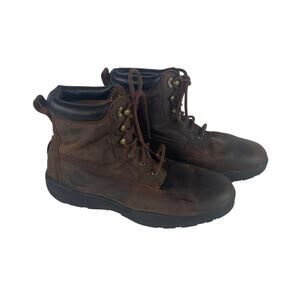 Dr. Comfort Boss Men’s Work Boot Chestnut Brown Leather Size 13W